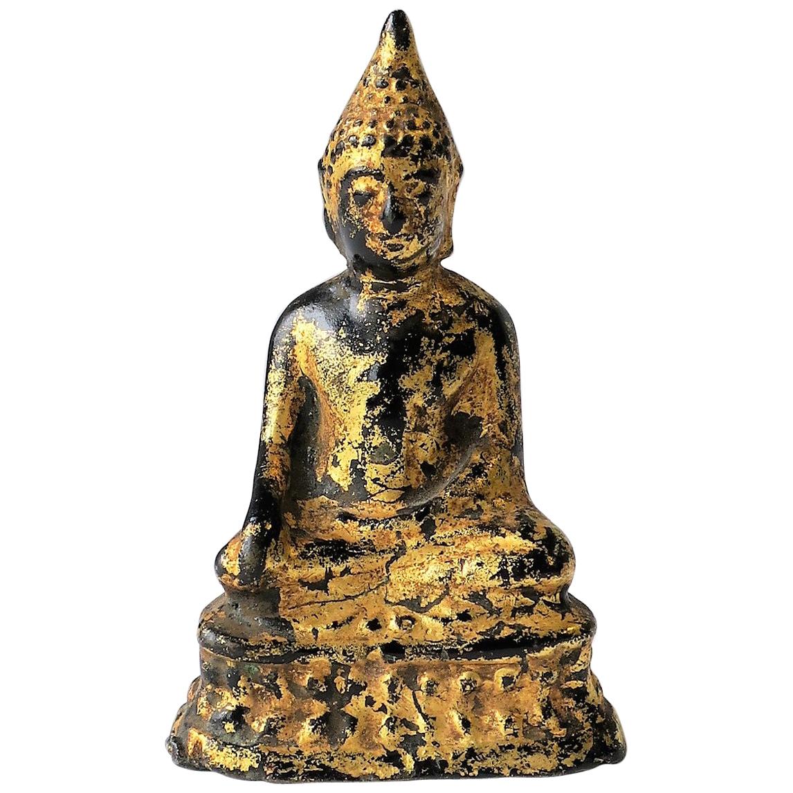 Asian Tibetan Gilt Bronze Buddha Sculpture