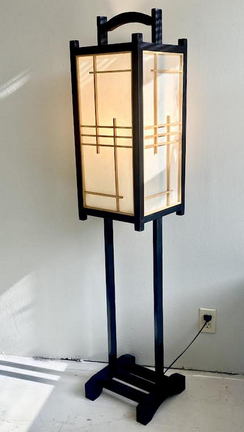 Mid-Century Asian Tower Floor Lamp For Sale at 1stDibs | asian floor ...
