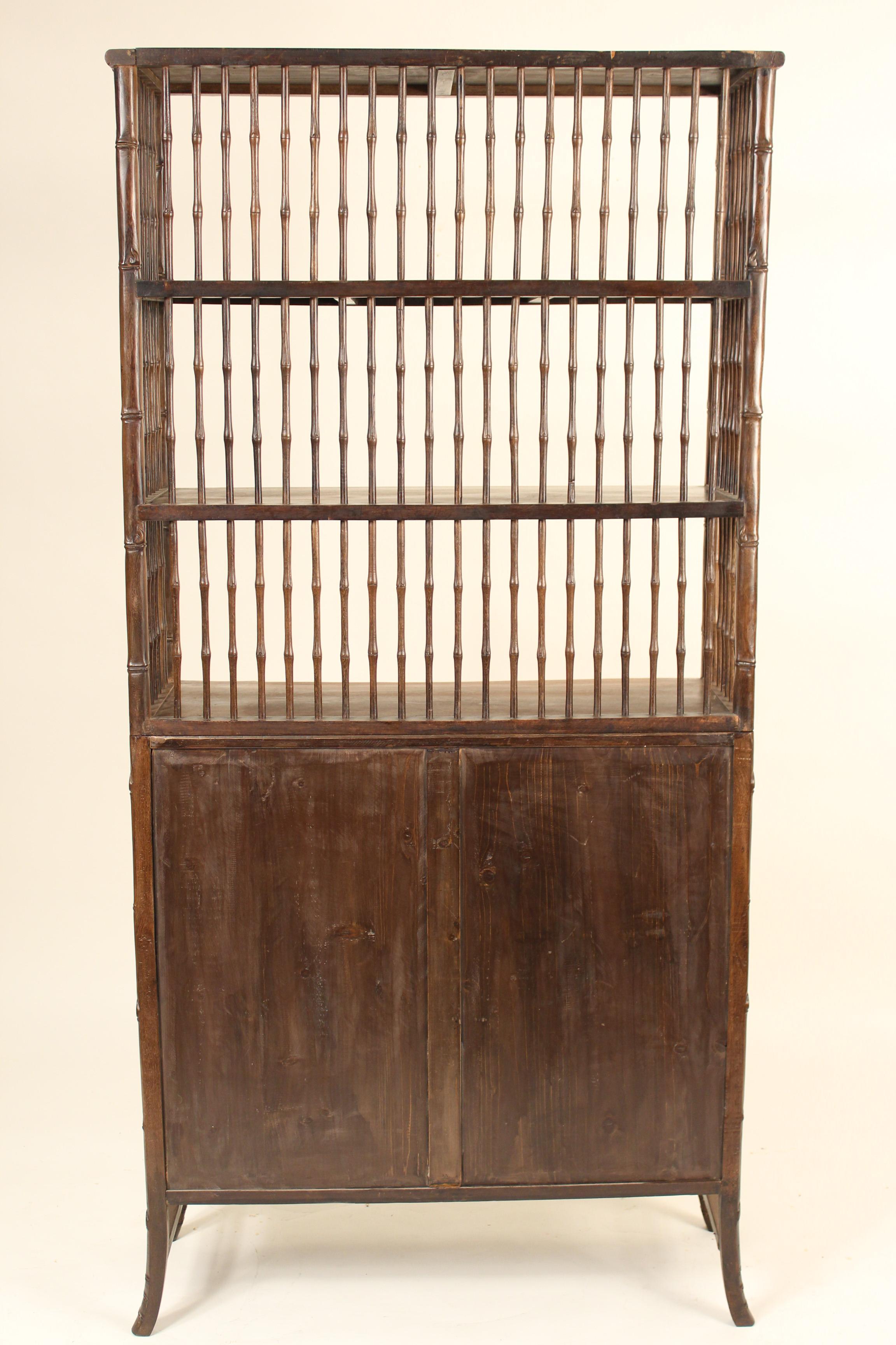 Asian Two-Part Bookcase 5