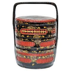 Antique Asian Wedding Basket