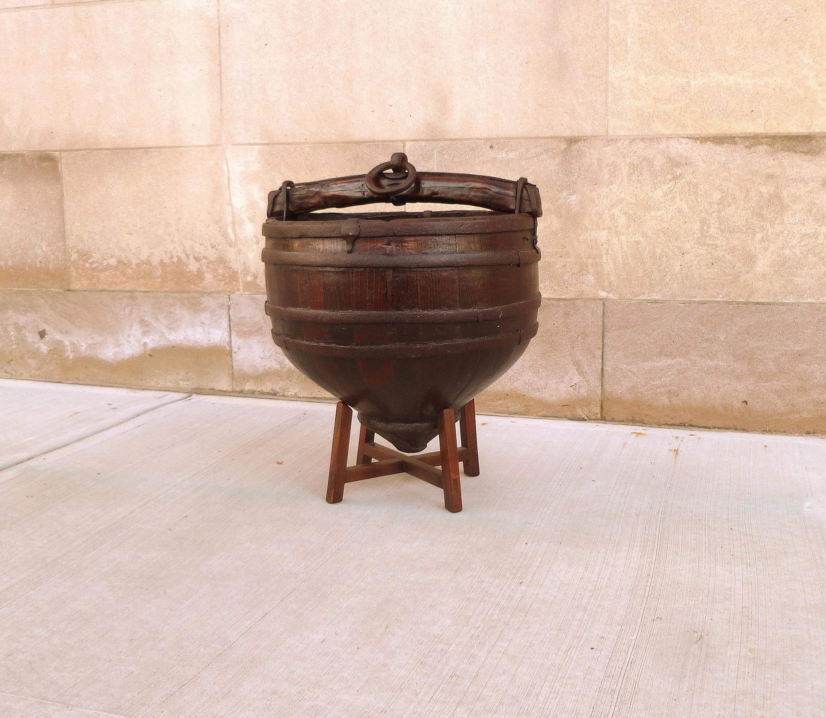 antique well bucket