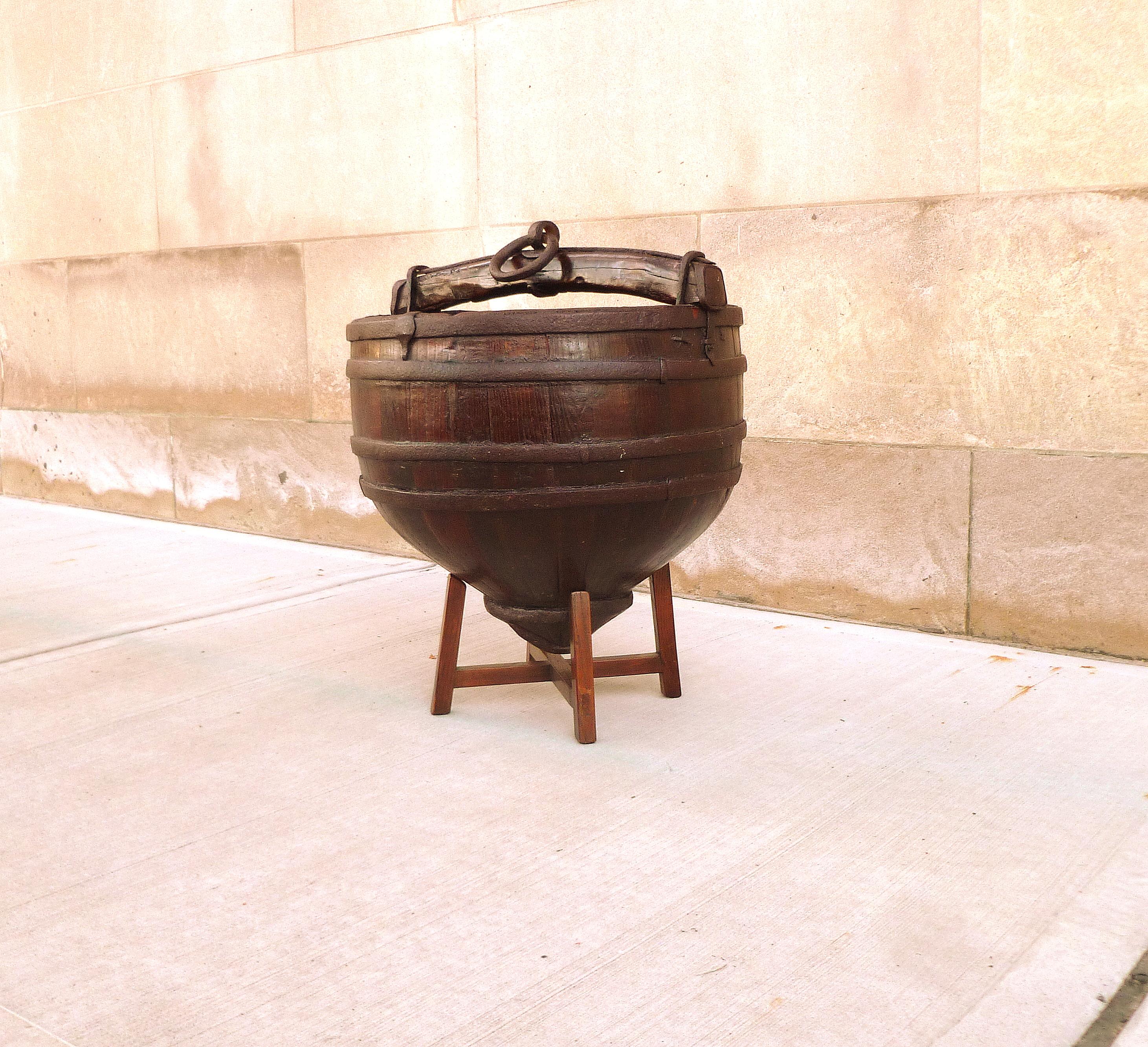 wooden water buckets for sale