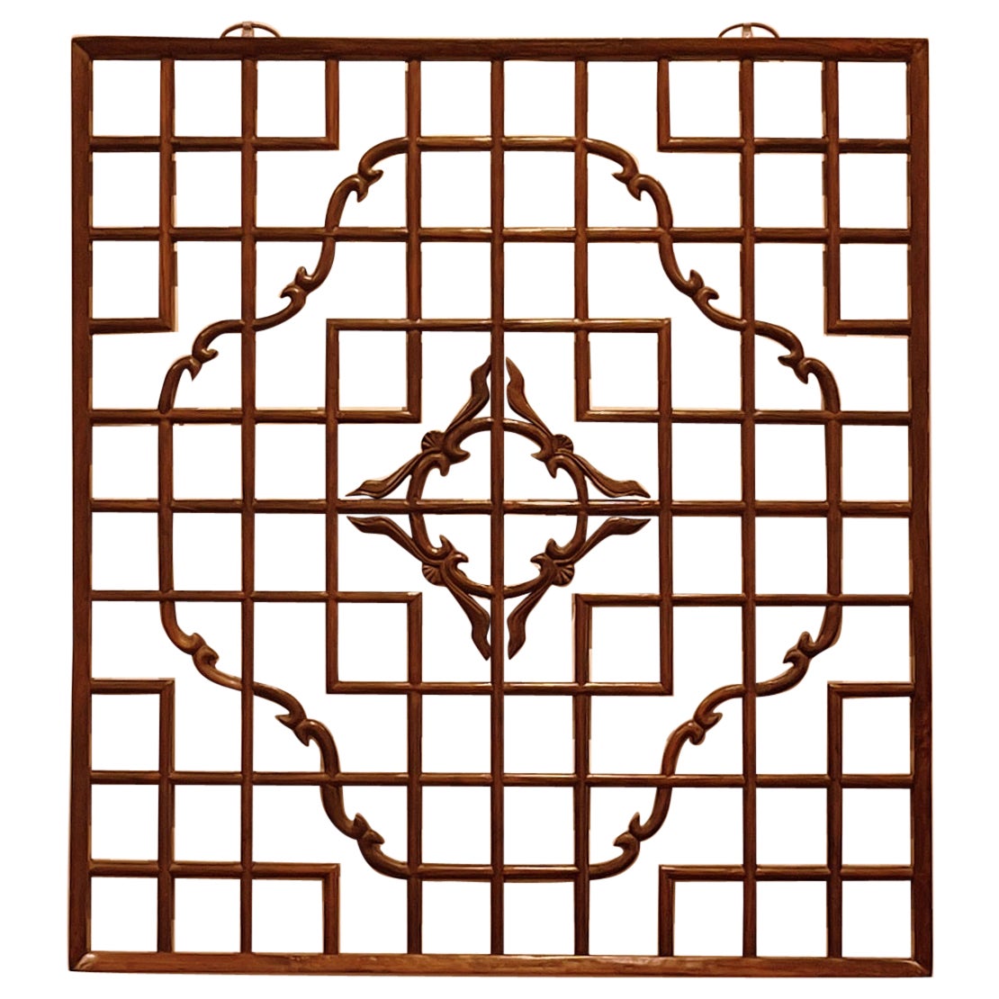 Asiatische Fensterplatten mit geometrischem Design