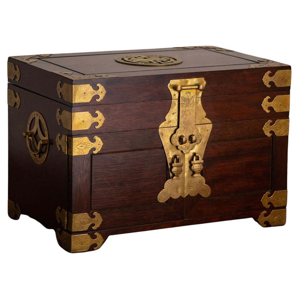 Arthur Court Brass and Wood Rabbit Box at 1stDibs