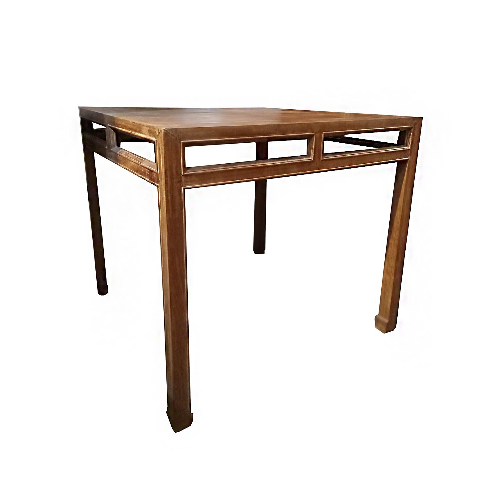 East Asian Asian Wood High-Top Table For Sale