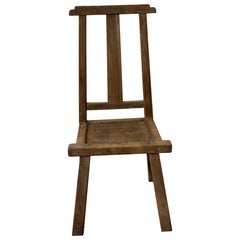 Asiatisches Holz kleiner Beistellstuhl