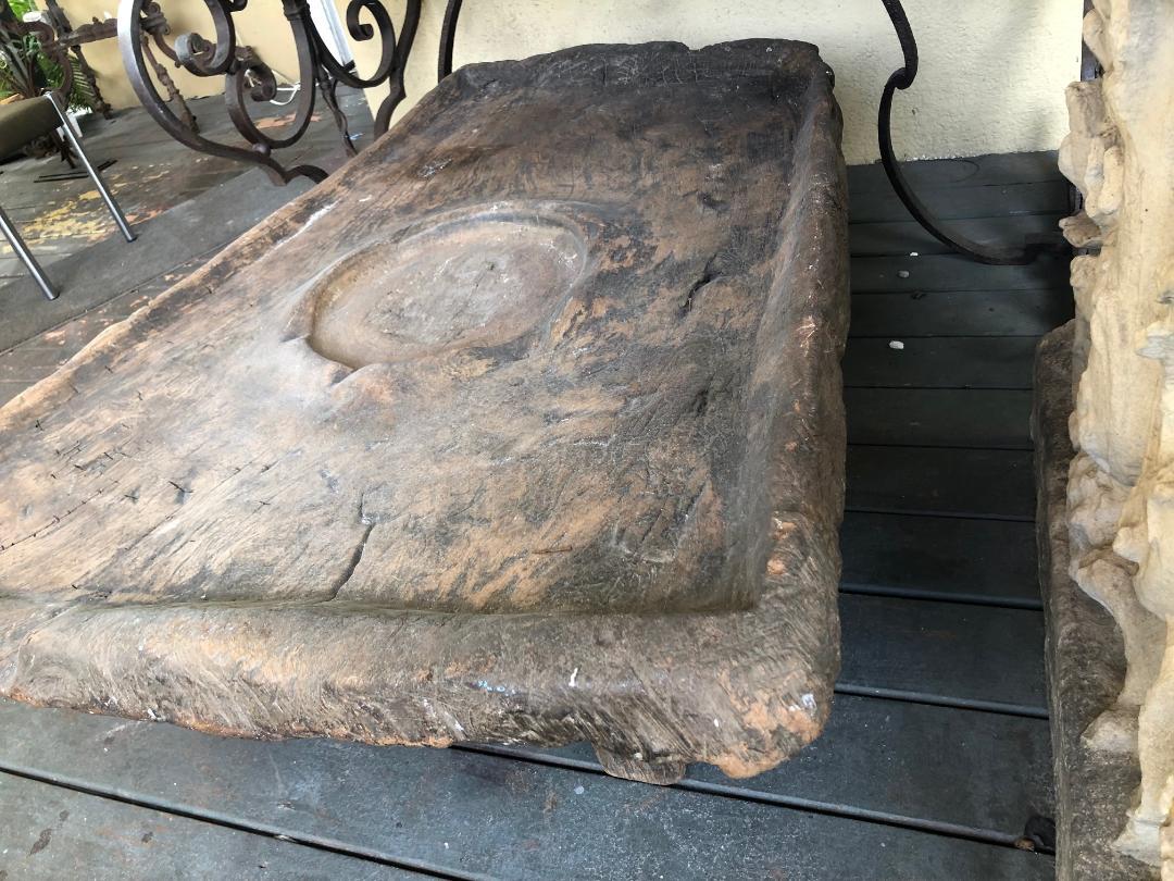 Asian Wooden Coffee Table.  The Wood is Acacia. 5