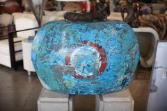 Asian Wooden Painted Bell