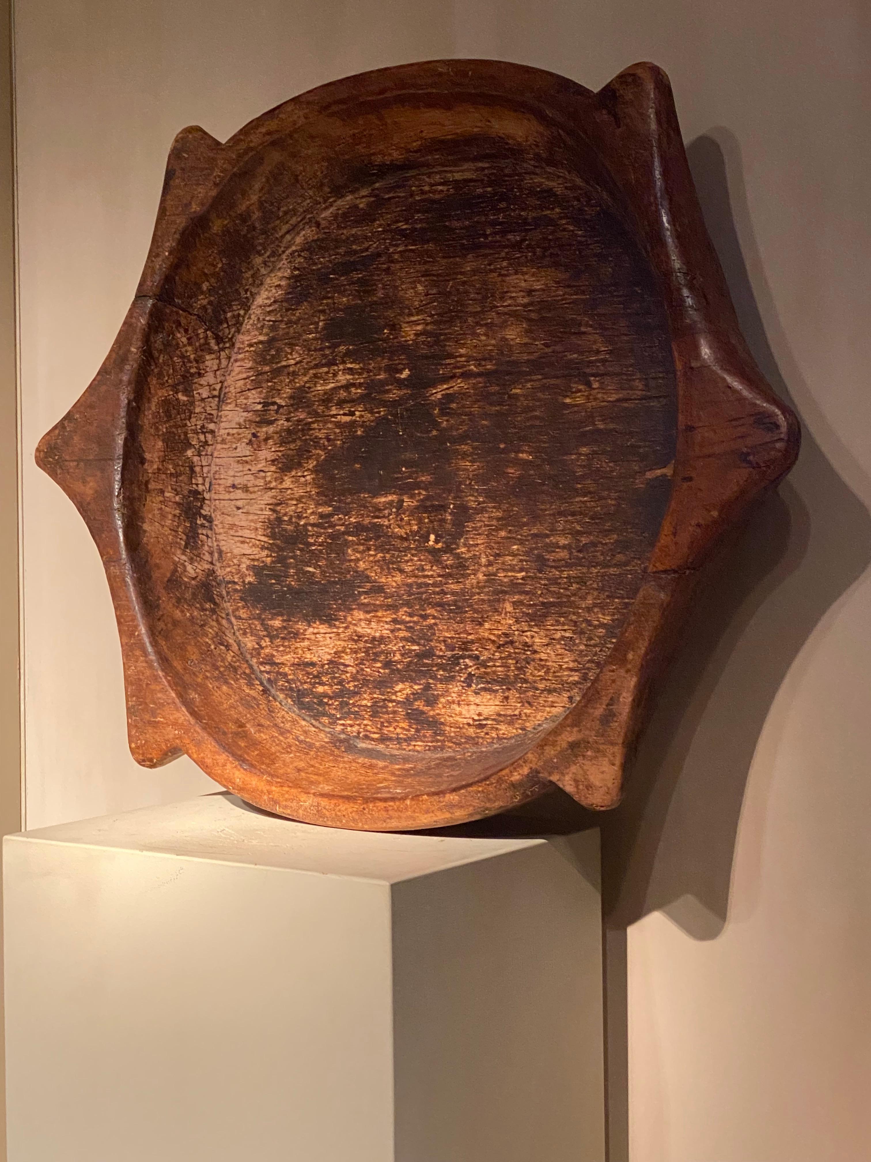 Assiette asiatique en bois en vente 6
