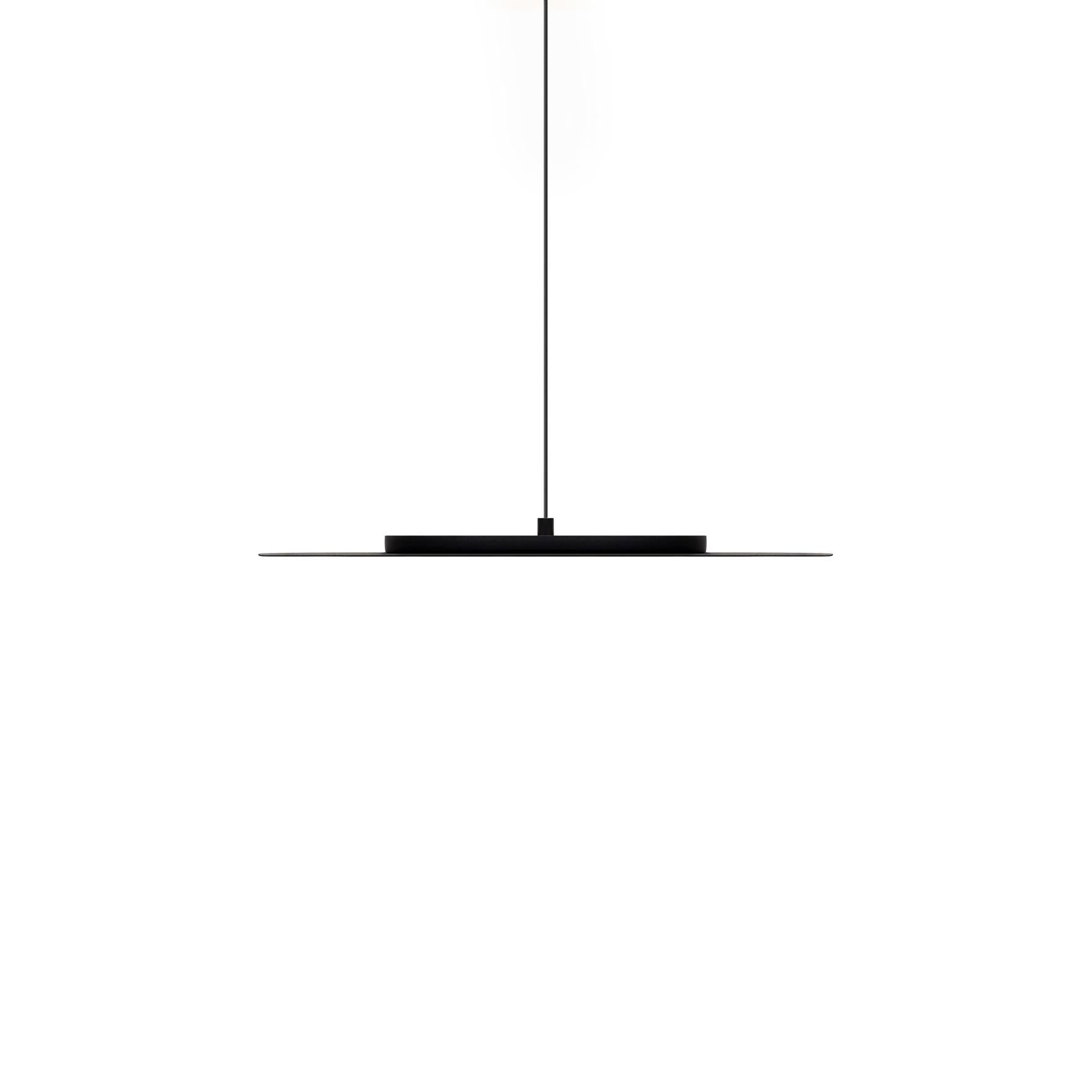 Contemporary ASINTOTO ceiling lamp in Gravity Black by Davide Groppi  For Sale