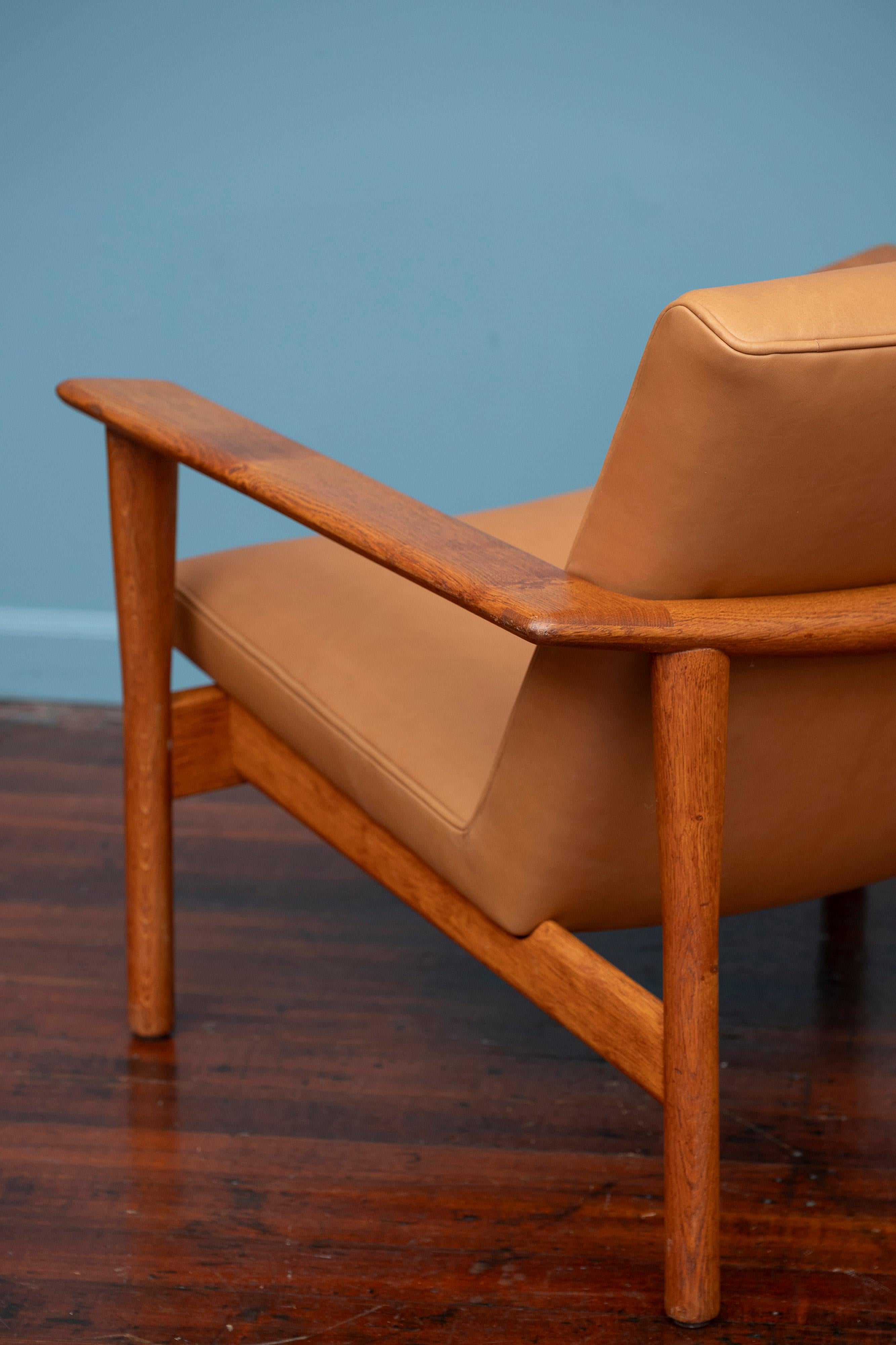 Askel Bender Madsen & Ejner Larsen Lounge Chairs for Willy Beck For Sale 3