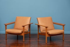 Askel Bender Madsen y Ejner Larsen Sillas de salón para Willy Beck