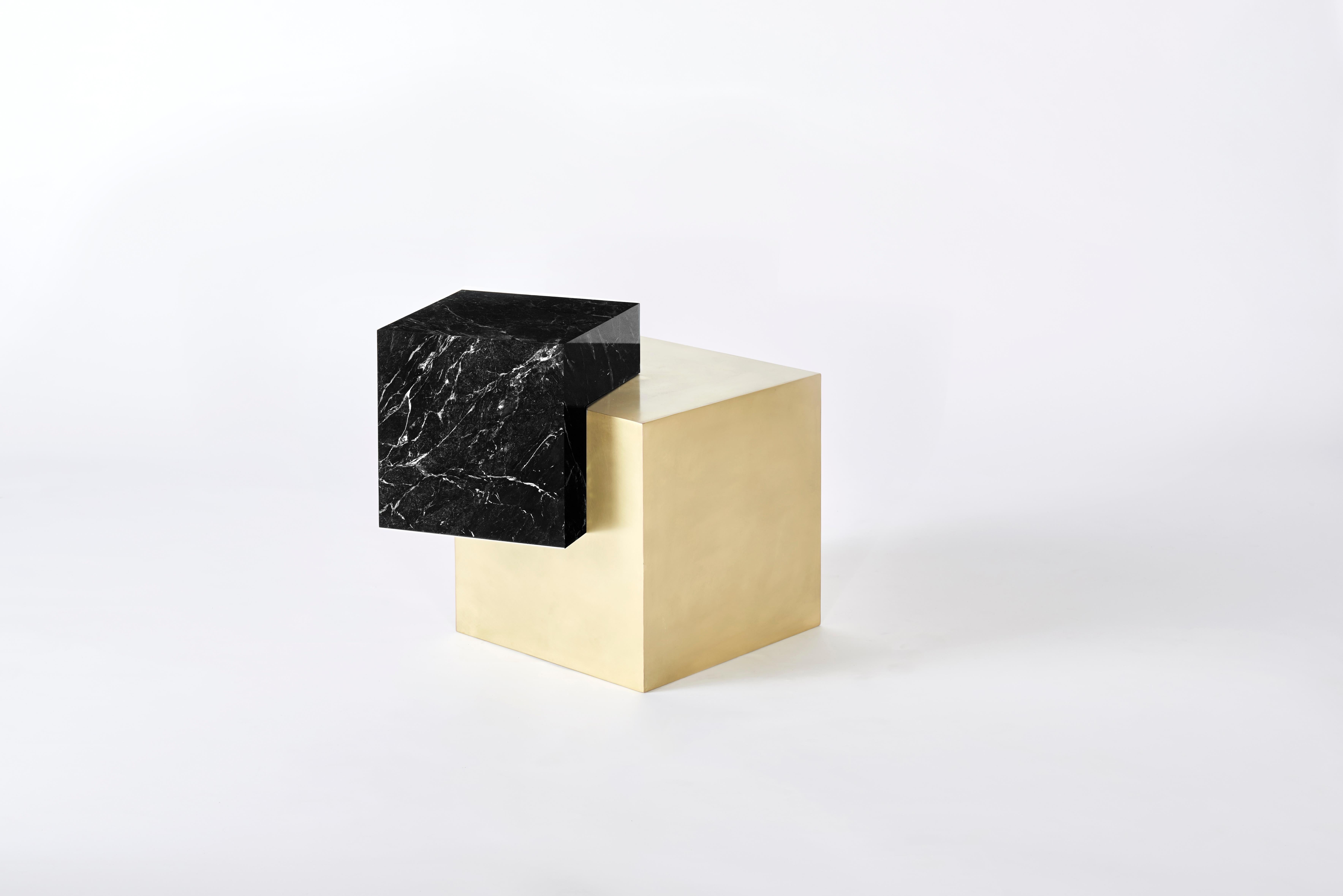 Brushed Askew Side Table, Arielle Lichten