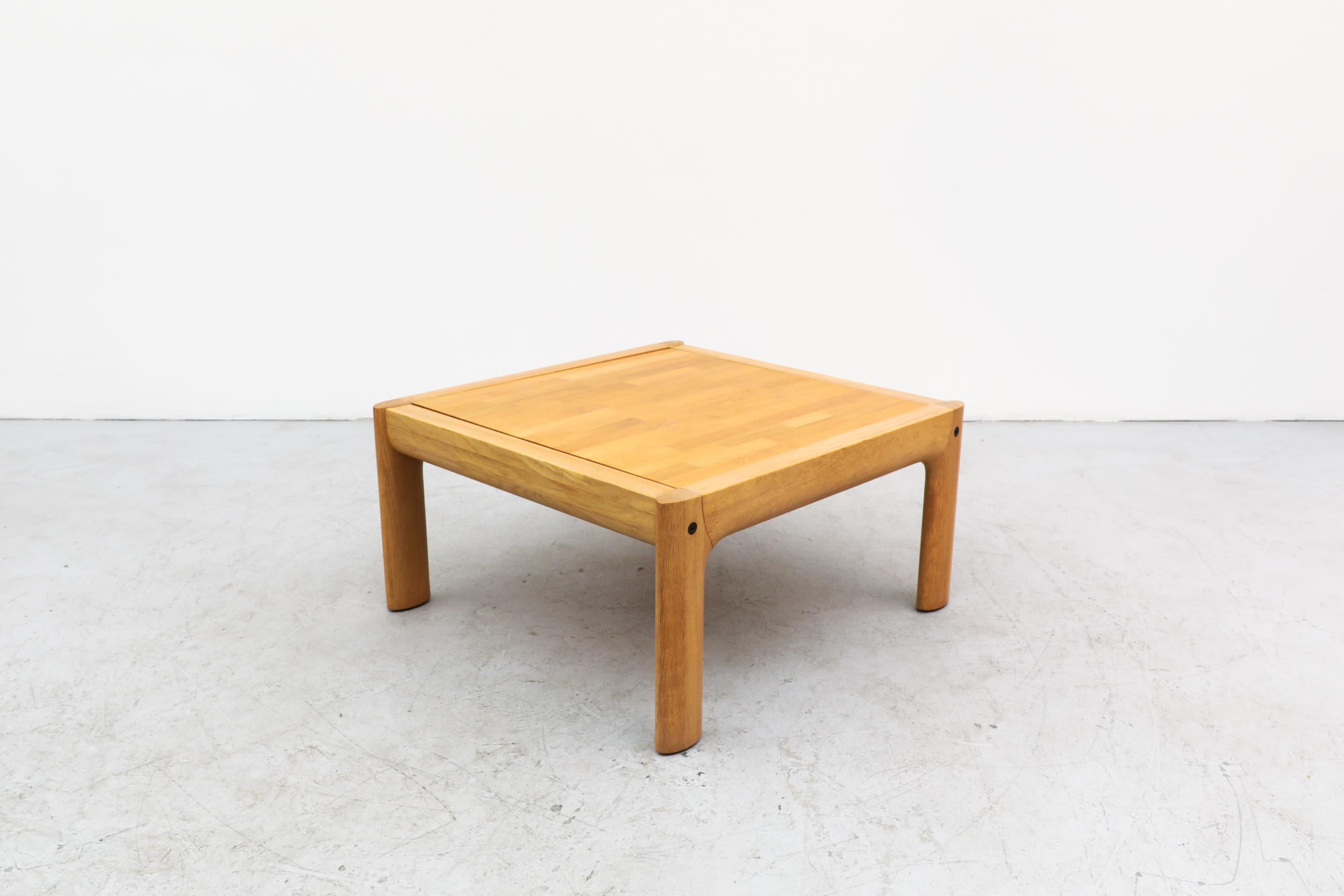 Late 20th Century Asko Oak Coffee Table with Inset Top