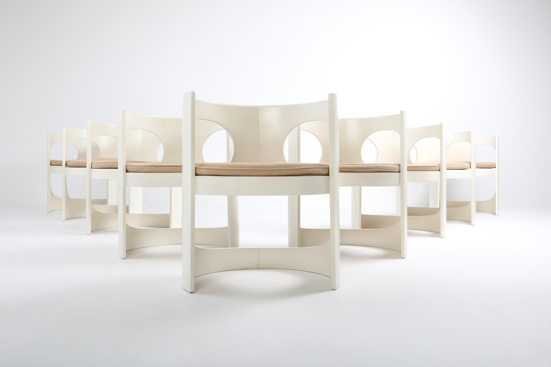 Scandinavian Modern Asko 'Prepop' Dining Chairs by Arne Jacobsen