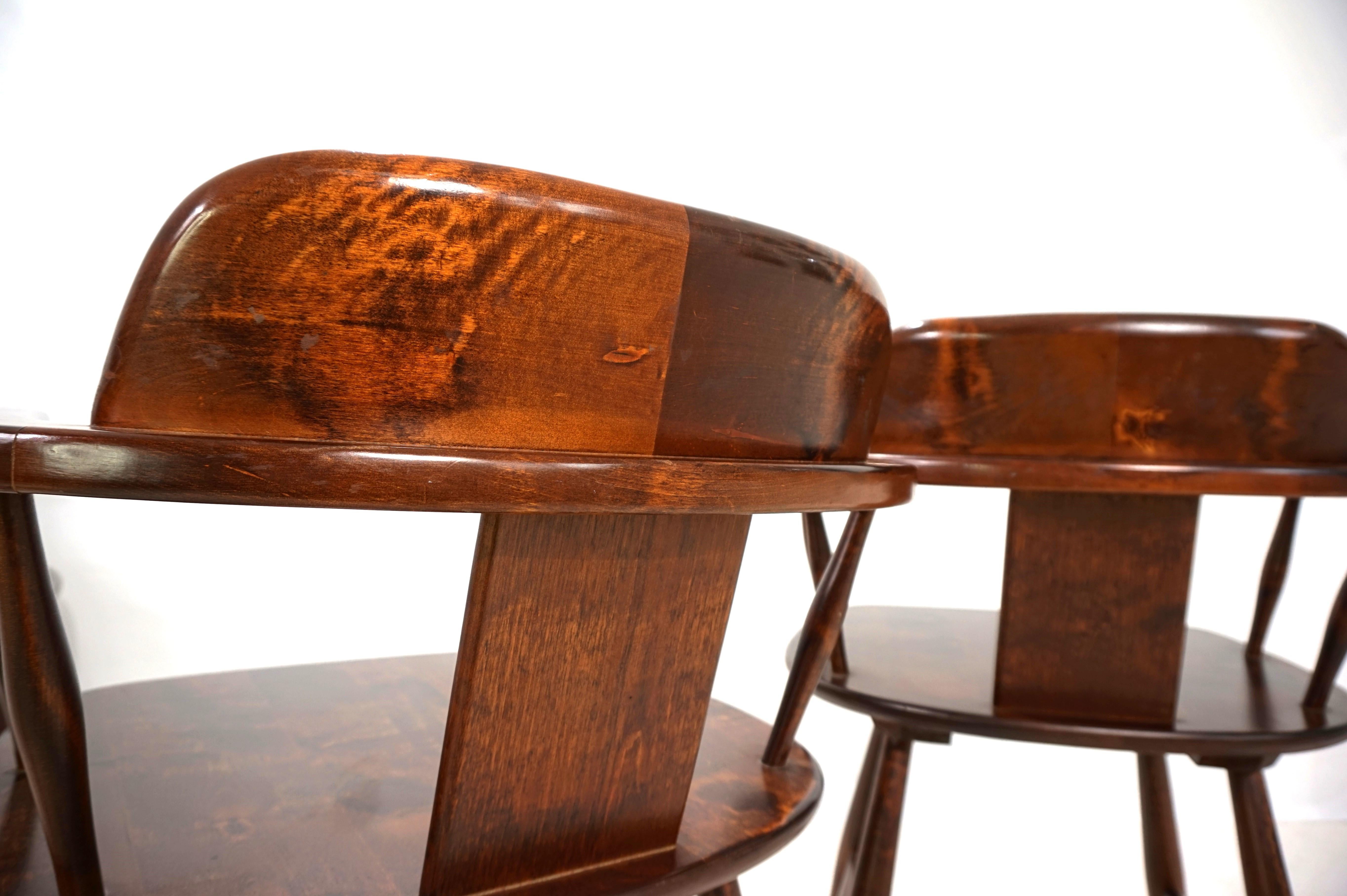 Asko set of 4 dining chairs, 1970 im Angebot 3