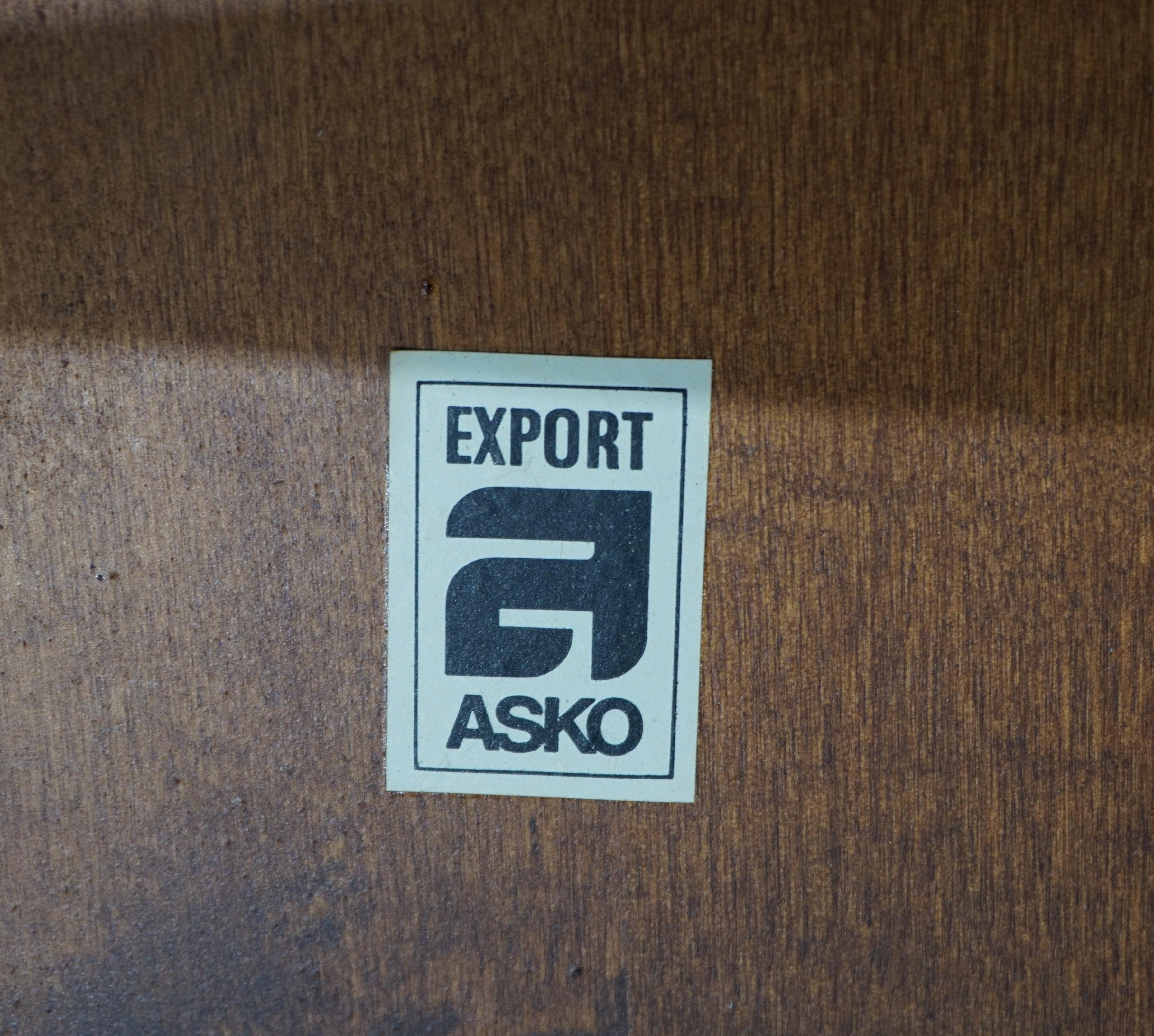 Asko set of 4 dining chairs, 1970 im Angebot 6