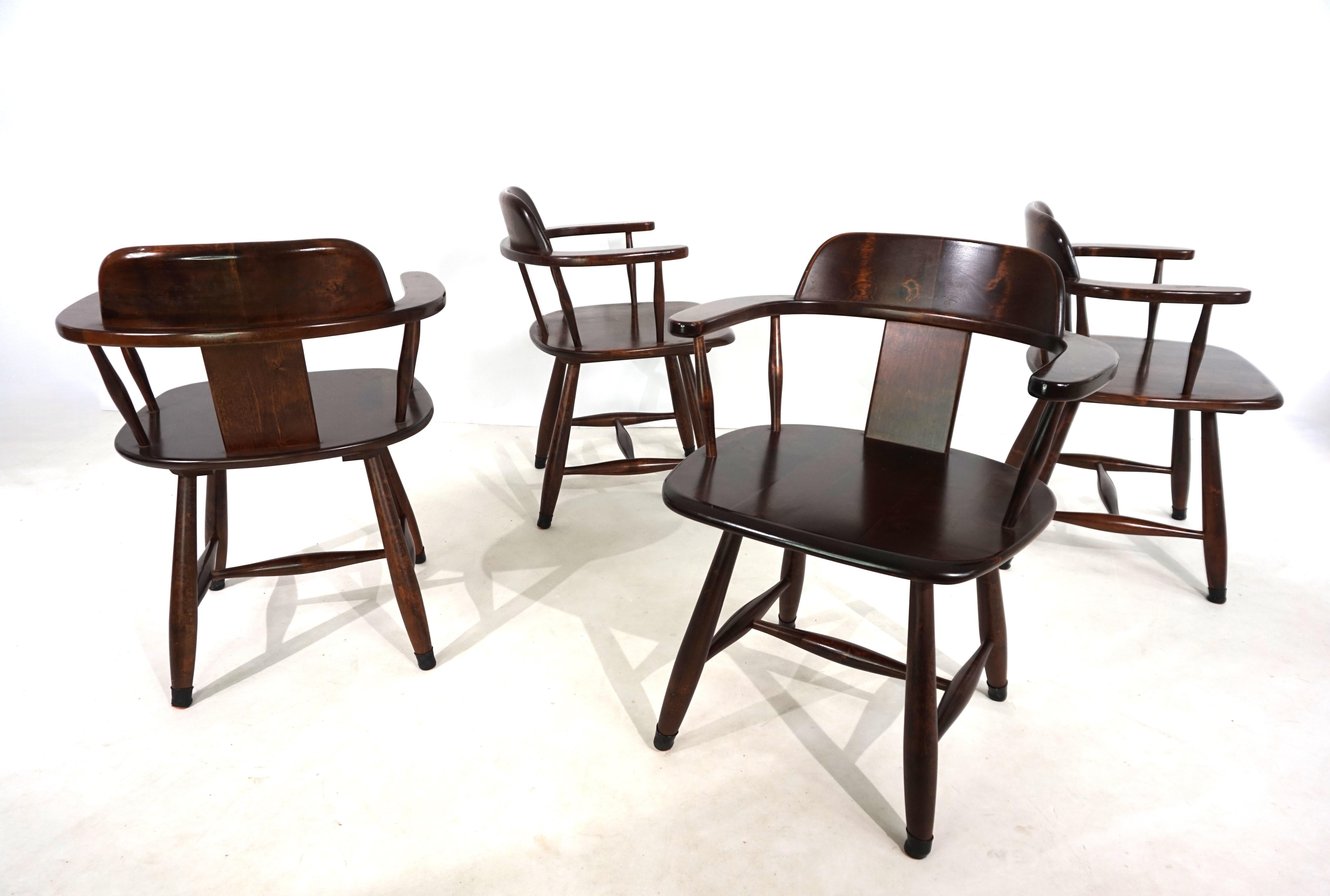 Asko set of 4 dining chairs, 1970 im Angebot 8