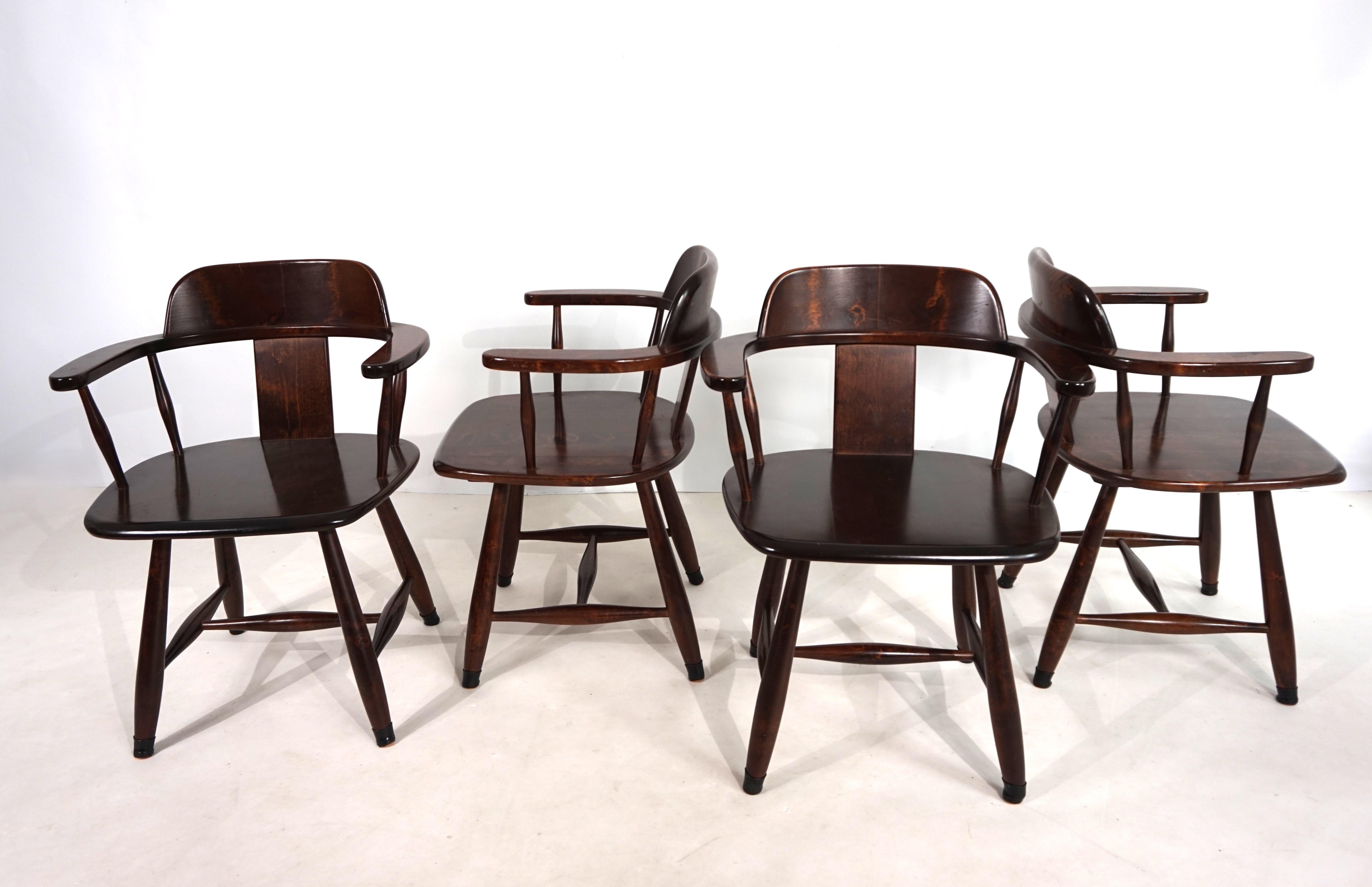 Asko set of 4 dining chairs, 1970 im Angebot 11