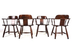 Set di 4 sedie da pranzo Asko, 1970