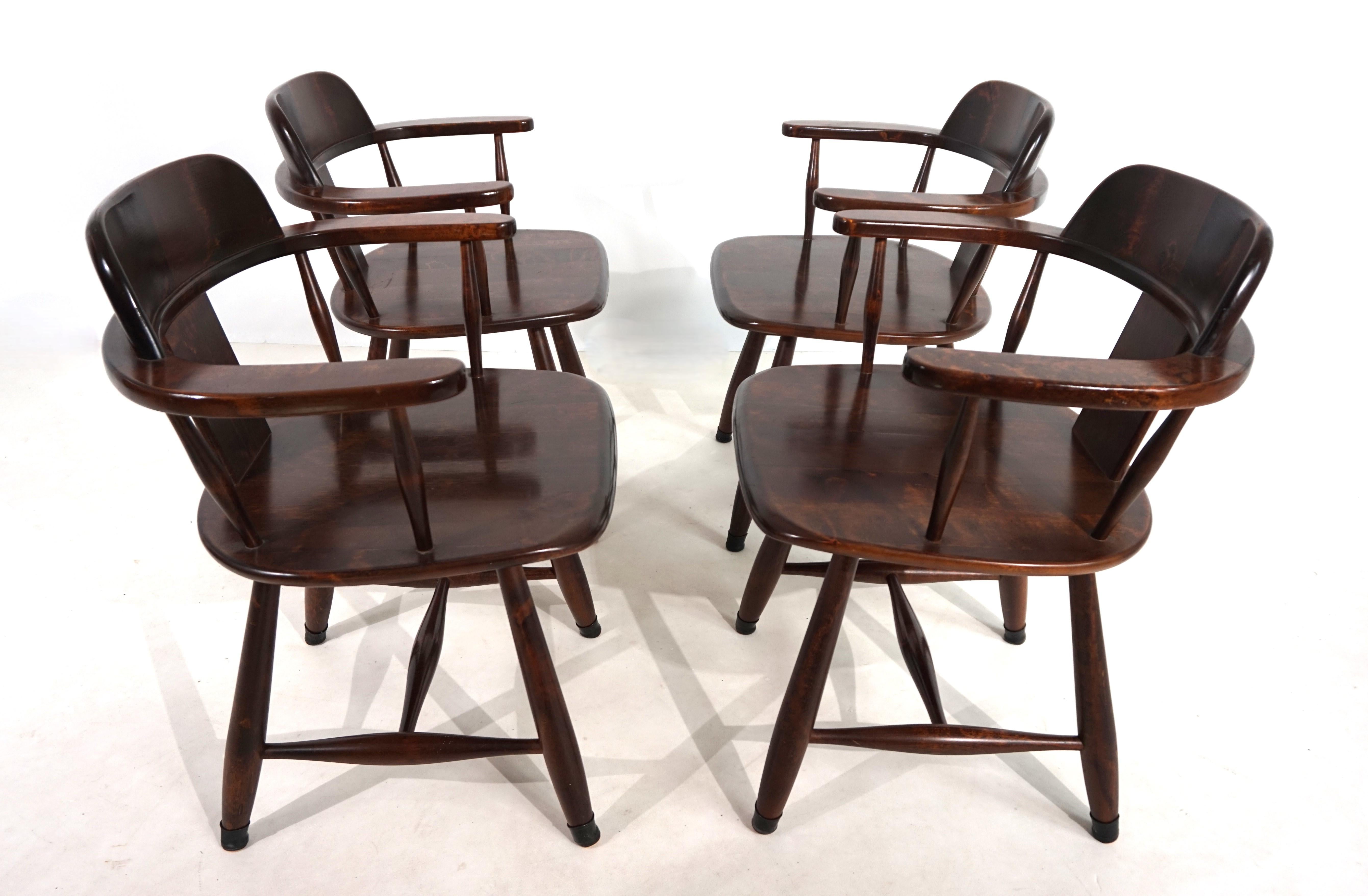 Asko set of 4 dining chairs, 1970 im Zustand „Gut“ im Angebot in Ludwigslust, DE