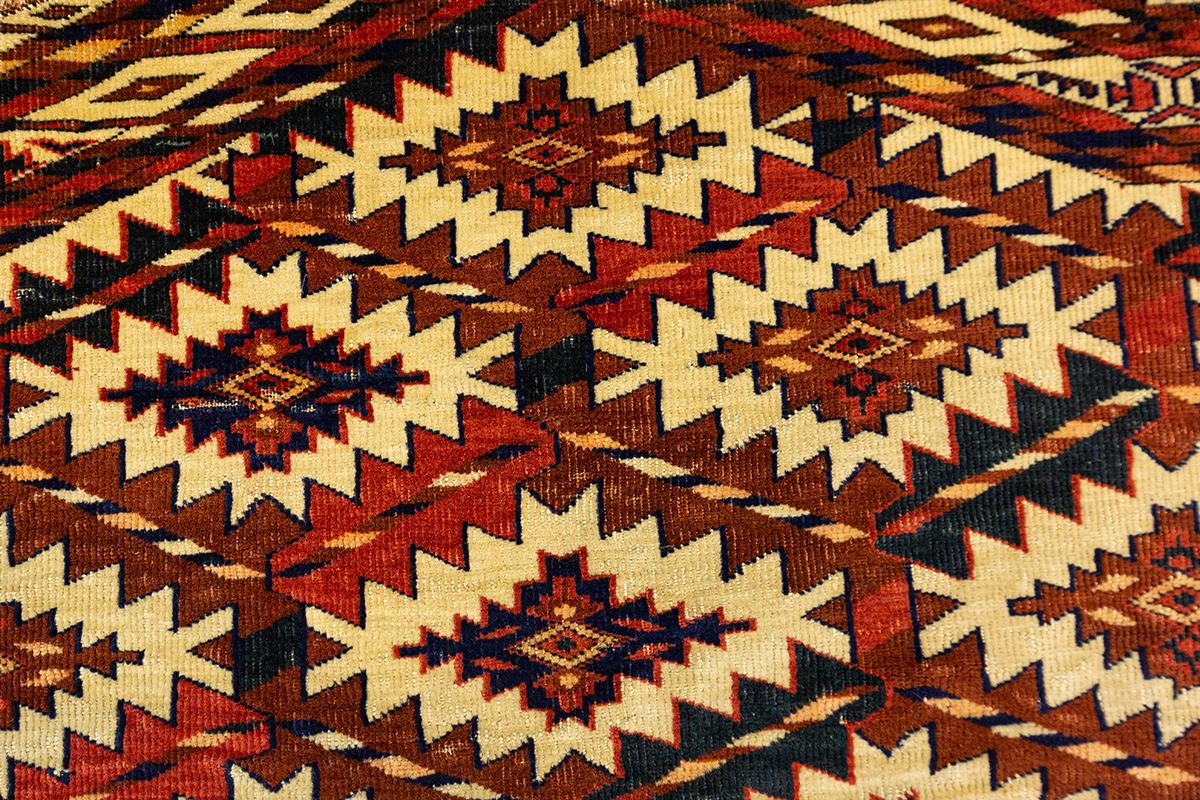 19th Century Asmalik Yomut Rug For Sale
