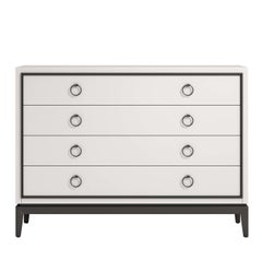 Asmara White Large Chest of Drawers