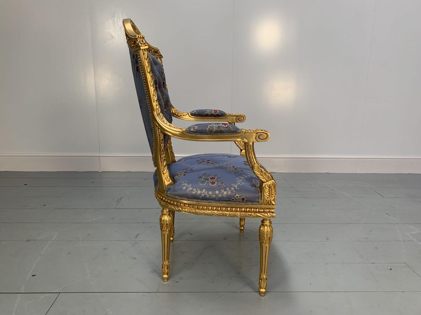 fauteuil baroque relooke