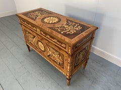 Asnaghi Inlaid Marquetry Cabinet Commode Chest of Drawers