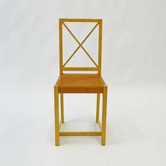 Chaise unique Asnago & Vender en bois et cuir fabriquée par Flexform