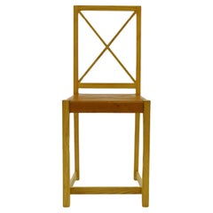 Vintage Asnago & Vender single chair in Wood and Leather Manufactured by Flexform