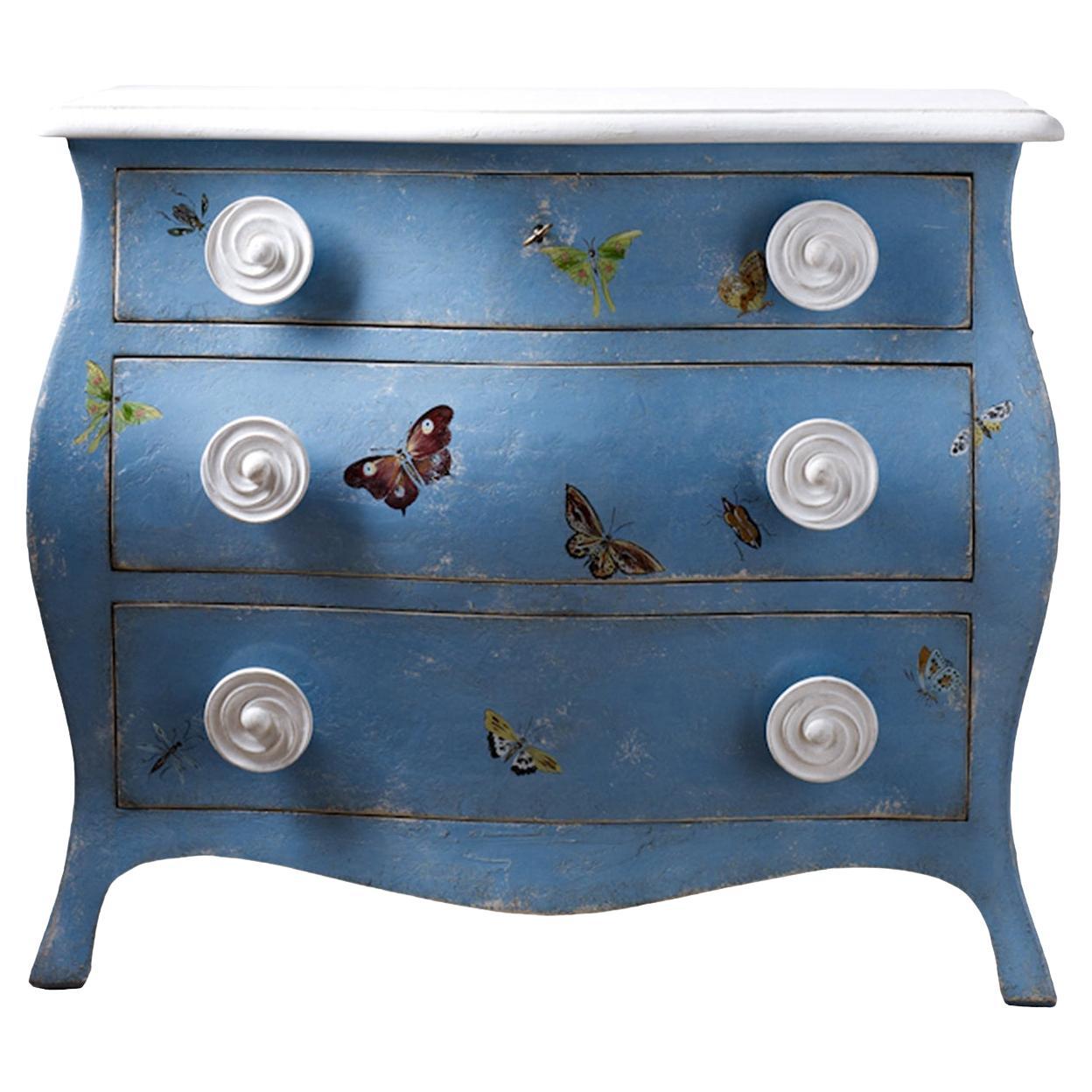 Asolo Parma Blue Chest of Drawers For Sale