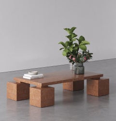 Asos Coffee Table by Hermhaus - Modern Oak Wood Design from Turkey