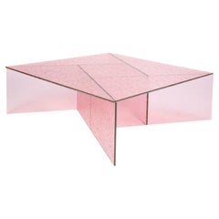 Aspa Big Pink Coffee Table by Pulpo