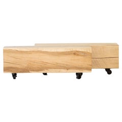 Mesa baja de madera moderna Aspen