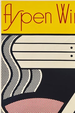 ASPEN WINTER JAZZ 1967 - Roy Lichtenstein - Sérigraphie signée à la main et numérotée 74/300