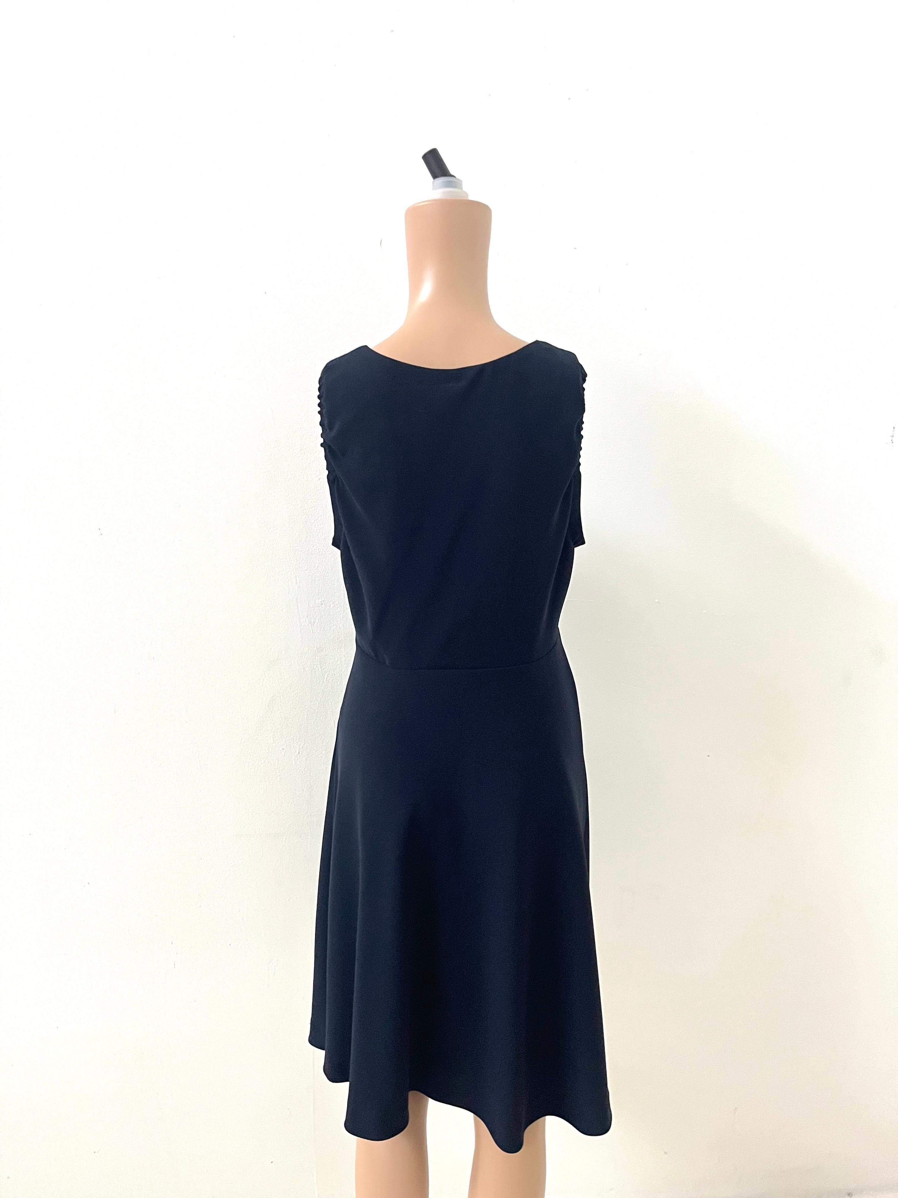 Aspesi Black Dress and Cropped Jacket Set – IT 46 – Made in Italy in vendita 9