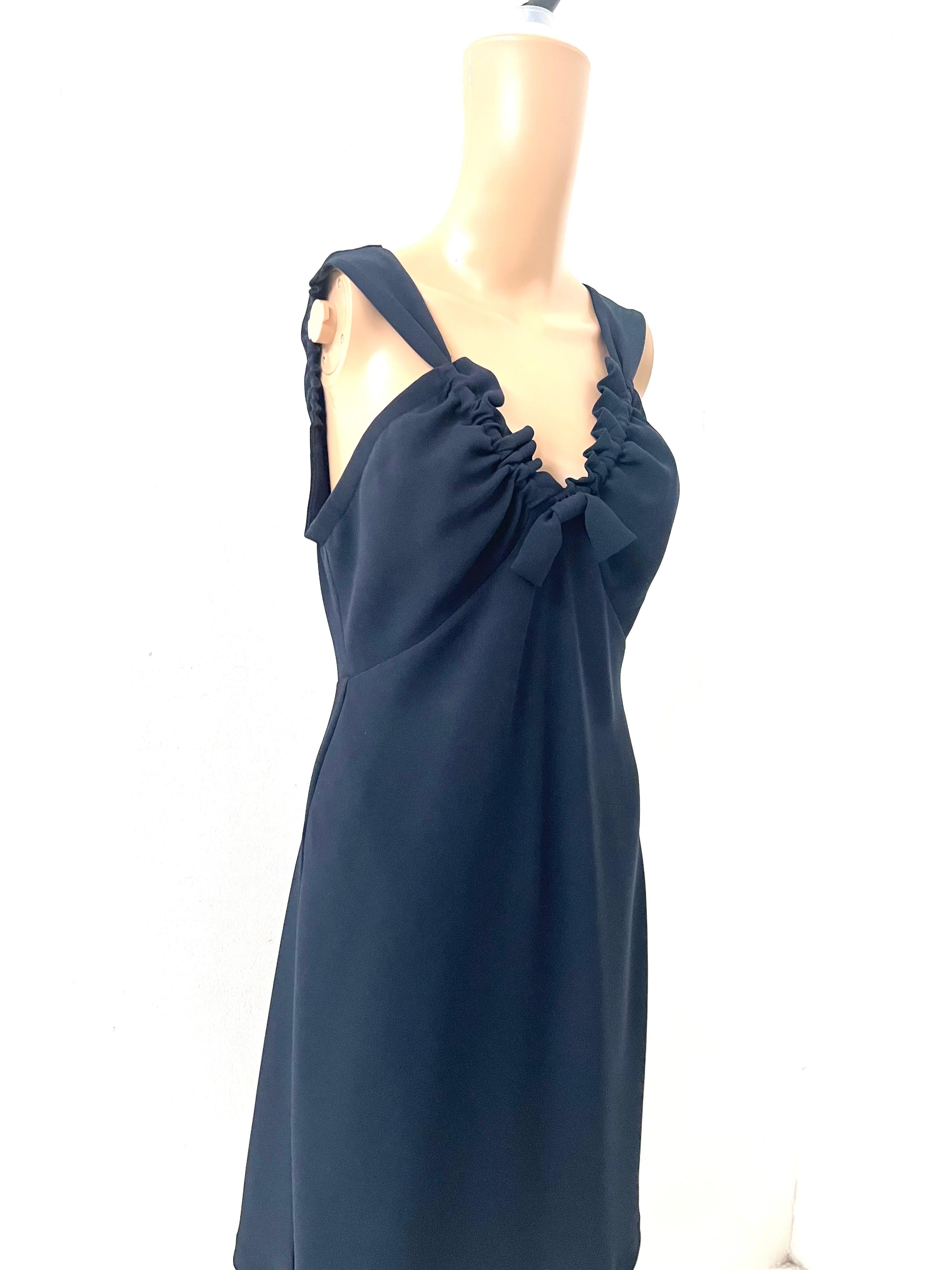 Aspesi Black Dress and Cropped Jacket Set – IT 46 – Made in Italy in vendita 2