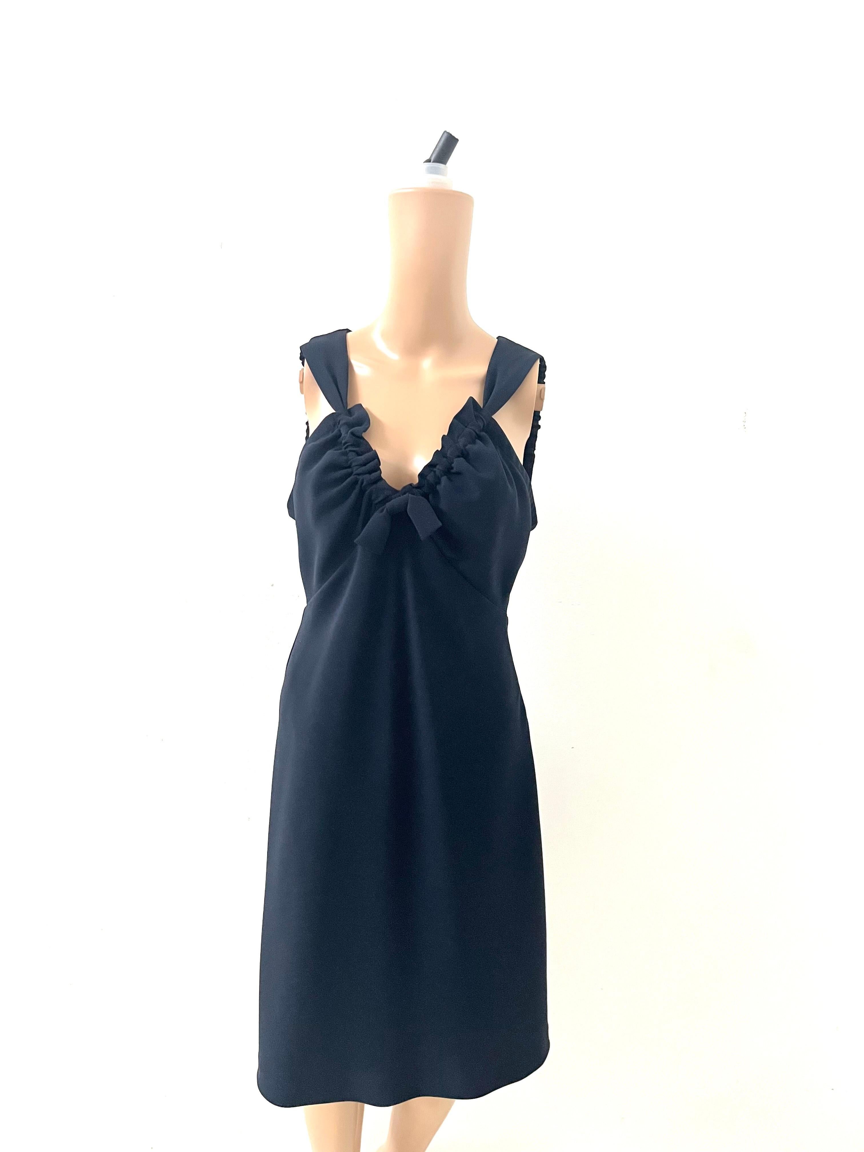 Aspesi Black Dress and Cropped Jacket Set – IT 46 – Made in Italy in vendita 3
