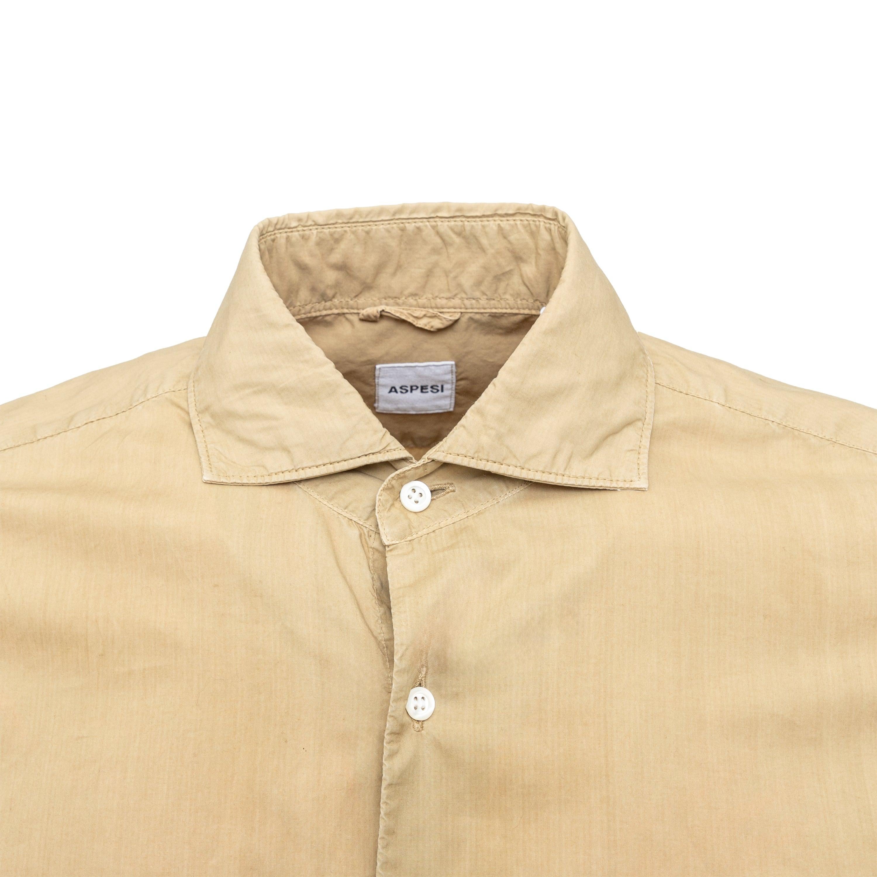 Beige Aspesi Cotton Shirt - '10s For Sale