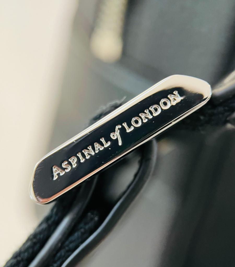 Aspinal Of London Mount Street Leather Laptop Briefcase Bag 5