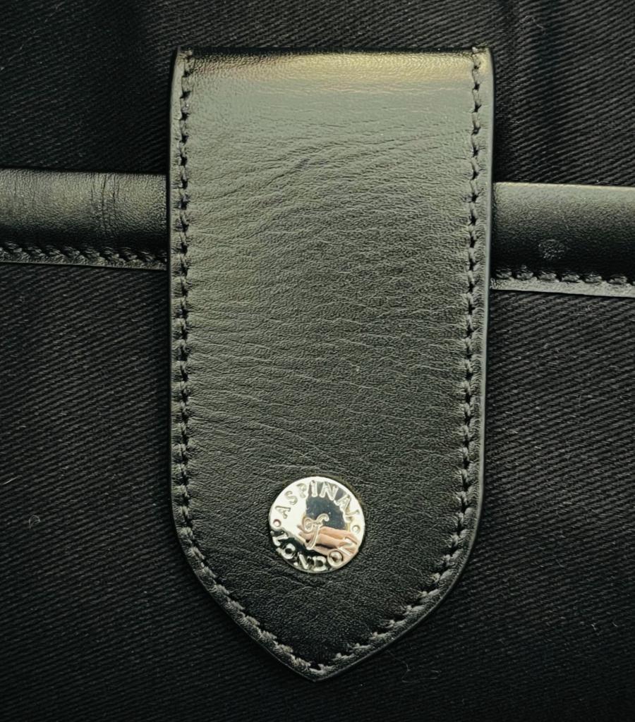 Aspinal Of London Mount Street Leather Laptop Briefcase Bag 6