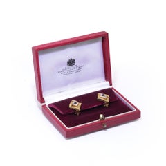 Asprey 18kt Gold Sapphire and Diamond Clip-On Earrings