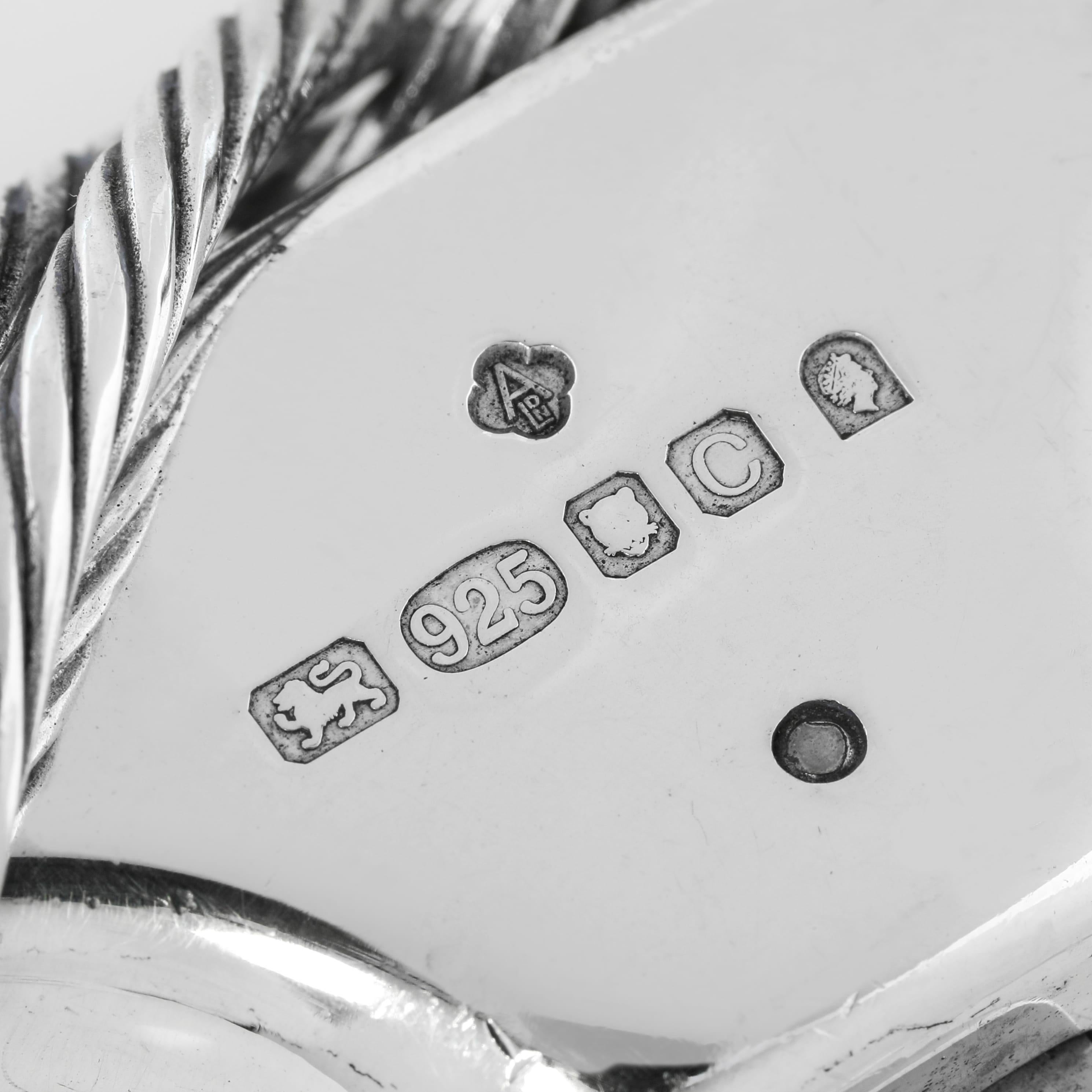 Asprey 2002 – Korkenzieher aus Sterlingsilber – Weinflaschenöffner mit nautischem Thema (21. Jahrhundert und zeitgenössisch) im Angebot