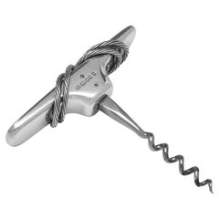 Asprey 2002 – Korkenzieher aus Sterlingsilber – Weinflaschenöffner mit nautischem Thema