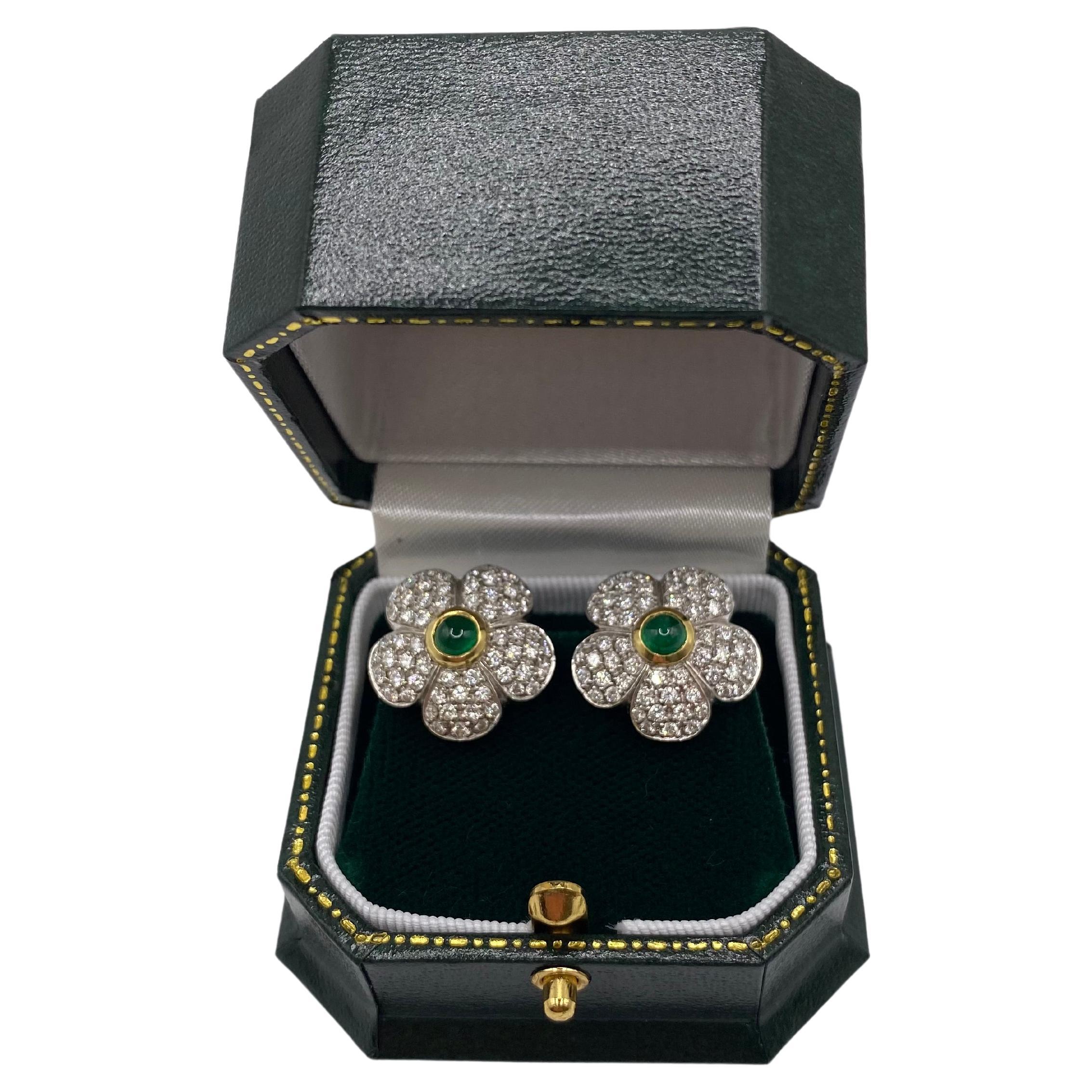 Asprey, a pair of stunning diamond clip-on earrings