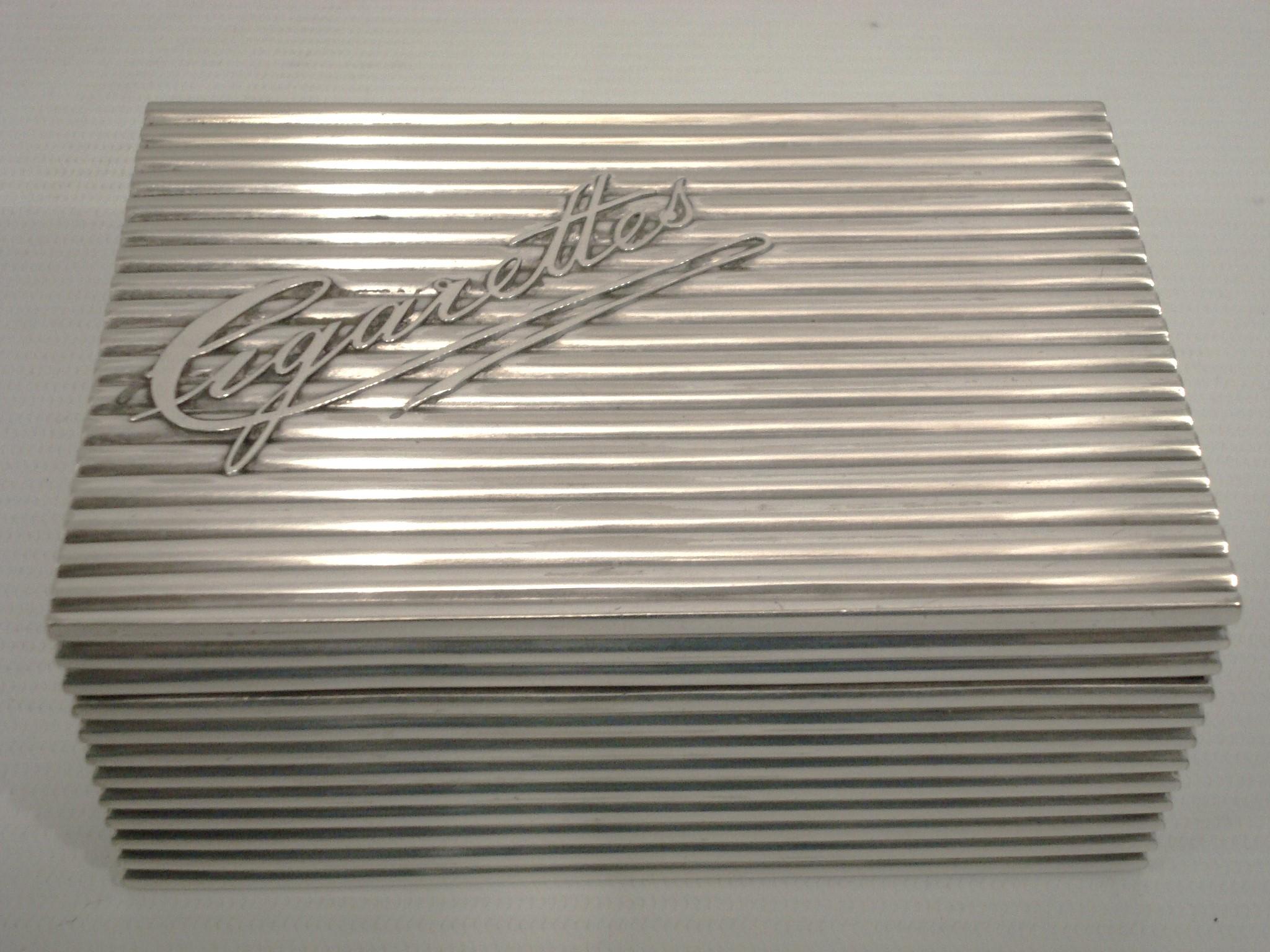Mid-Century Modern Asprey Art Deco Cigarettes Box. 1930´s For Sale