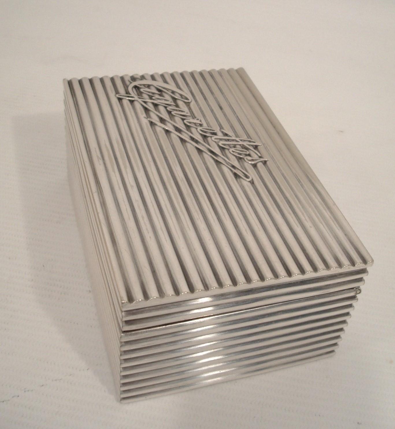 20th Century Asprey Art Deco Cigarettes Box. 1930´s For Sale