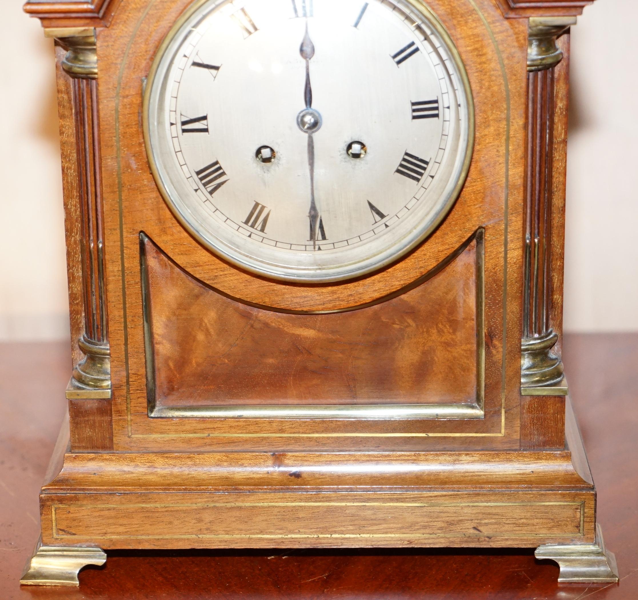 Victorian Asprey Bond Street Mantle Clock circa 1860 for Light Restoration Lovely Piece