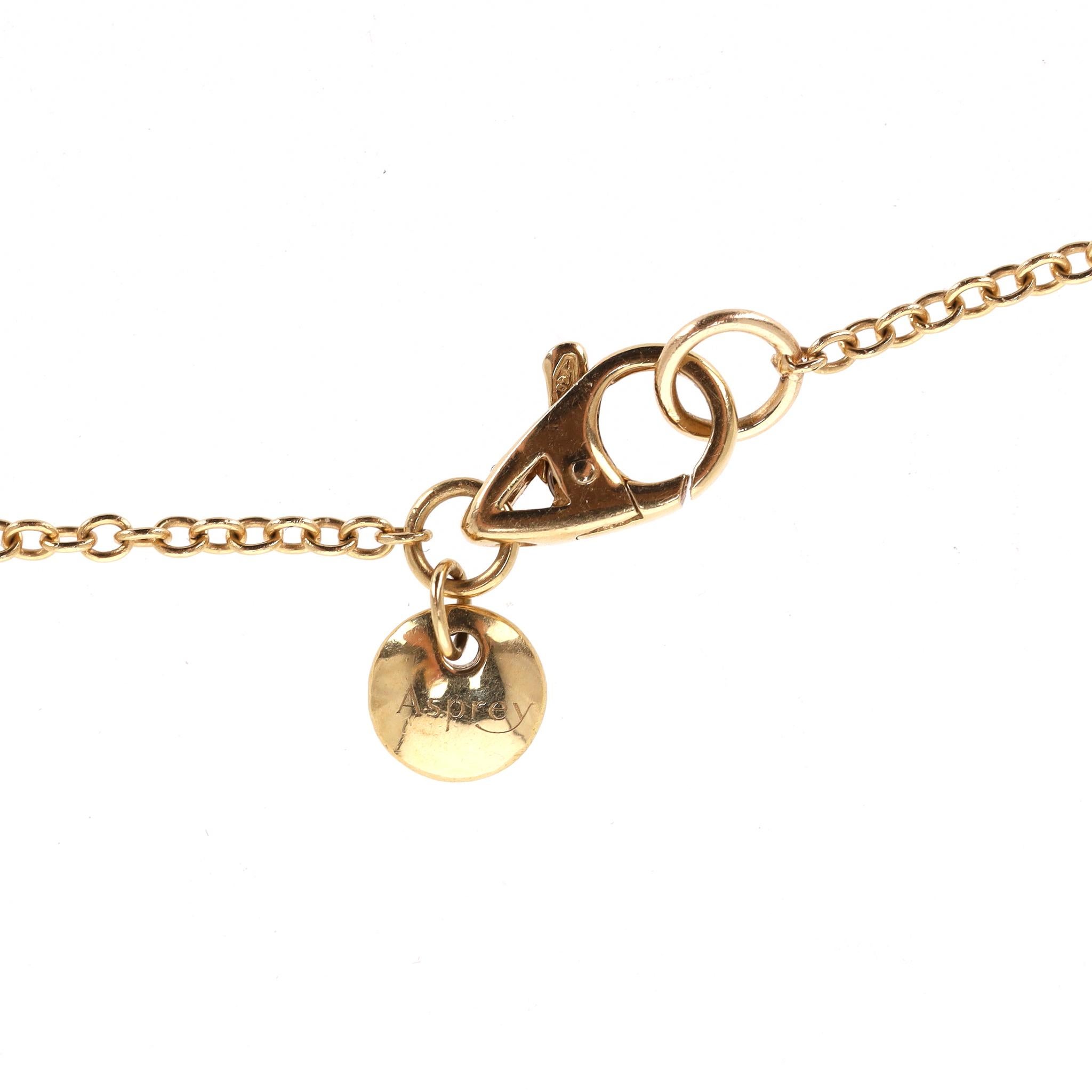 Asprey Chaos Pendant in Multi-Coloured Gemstones & Diamond With 18k Gold Nec im Angebot 2